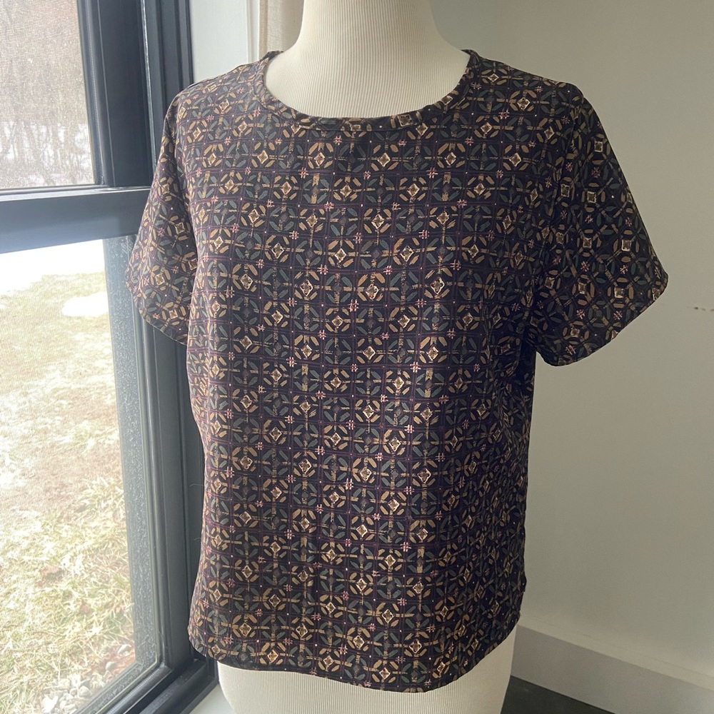 Earthtones Patterned Tee